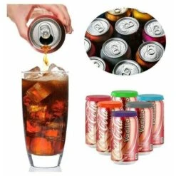Soda Can Lids, 6 Pack Reusable Silicone Soda/Beverage/Beer Can Lids, Fits Standard Soda Cans (Multicolor) 7 Soda Can Lids, 6 Pack Reusable Silicone Soda/Beverage/Beer Can Lids, Fits Standard Soda Cans (Multicolor) -Small Appliances Store 100162549 4