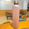 Flamingo Pink 1 Liter Water Bottle - Leak Proof, Suitable For Soft Drink Reminders - Sports Water Bottle
