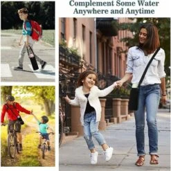 Premium Portable Insulated 1000ml Neoprene Water Bottle Holder With Adjustable Shoulder Strap Stainless Steel Glass/Plastic Bottles 7 Premium Portable Insulated 1000ml Neoprene Water Bottle Holder With Adjustable Shoulder Strap Stainless Steel Glass/Plastic Bottles -Small Appliances Store 100284329 3