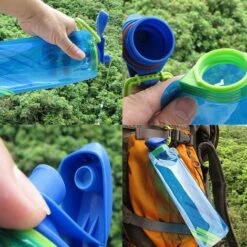 Pack 700ml Collapsible Water Bottle, Collapsible Reusable Water Bottle -Small Appliances Store 100284365 3