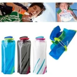 Pack 700ml Collapsible Water Bottle, Collapsible Reusable Water Bottle -Small Appliances Store 100284365 5