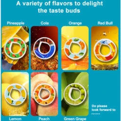 Air Up Water Bottle Flavor Pod Pack, Scented Airup Bottle Flavor Pods For Water Flavor, Safe Airtight Pod Pack With Fruit Flavor, 0 Sugar And Calories (B-Orange Flavor) -Small Appliances Store 100284552 4