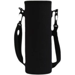 Premium Portable Insulated 800ml Neoprene Water Bottle Cage With Adjustable Shoulder Strap Stainless Steel Glass/Plastic Bottles