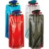 Compact Collapsible Water Bottle (700ml) Set Of 4 Bottles BPA-free Flexible, Rollable, Foldable, Reusable