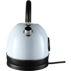 Monzana Electric Retro Kettle 1.8L Cordless Vintage 2200 W Boil Dry Protection Black Cream Blue Blue -Small Appliances Store 29963228 3