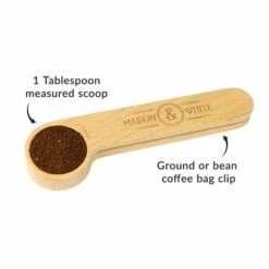 2 In 1 Wooden Coffee Clip & Spoon M&W -Small Appliances Store 32127596 4