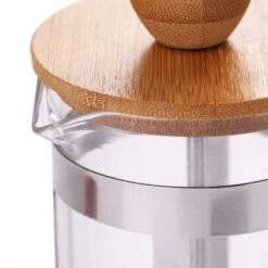 Coffee Filters 350Ml Glass Coffee Pot Coffee Pot Heat Resistant Elegant Filtration French Press Coffee Machine French Press Wooden Lid Filter -Small Appliances Store 35539818 4