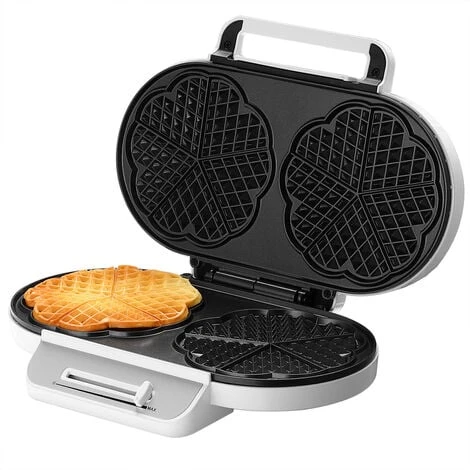 Monzana Waffle Maker Classic Heart Waffle 1200W Non-Stick Coating Temperature Control Kitchen Double Waffle Maker BPA-Free 1 Monzana Waffle Maker Classic Heart Waffle 1200W Non-Stick Coating Temperature Control Kitchen Double Waffle Maker BPA-Free