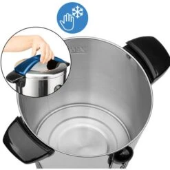 Monzana Mulled Wine Kettle 8.8L Stainless Steel Hot Drink Dispenser Temperature Setting 30-110°C Including Drip Tray 20 Litre -Small Appliances Store 36599960 5