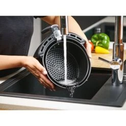 Monzana Air Fryer 3.6L 1500W 80-200° Dishwasher Safe Airfryer Healthy Black -Small Appliances Store 36599964 5