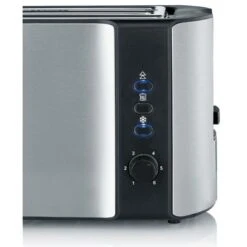 Severin AT2590 4 Slice Long Slot Stainless Steel Toaster 1400W 8 Severin AT2590 4 Slice Long Slot Stainless Steel Toaster 1400W -Small Appliances Store 51208482 4