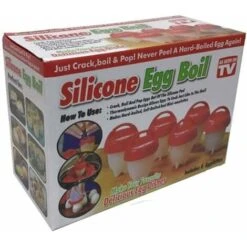 LangRay Egg Cooker, Silicone Non-Stick, Egg Cup For Boiling Eggs (Red (Pack Of 6)) 8 LangRay Egg Cooker, Silicone Non-Stick, Egg Cup For Boiling Eggs (Red (Pack Of 6)) -Small Appliances Store 51800849 4