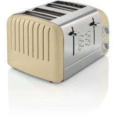 Swan 4 Slice Retro Toaster - Cream