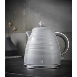 Swan Symphony 1.7L Grey Jug Kettle -Small Appliances Store 54674091 3