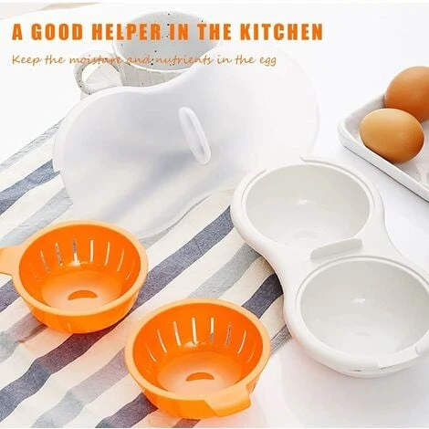 Microwave Food Grade Egg Boiler Cup Is Suitable For Cooking Eggs, Duck Eggs, Etc. In The Kitchen 1 Microwave Food Grade Egg Boiler Cup Is Suitable For Cooking Eggs, Duck Eggs, Etc. In The Kitchen