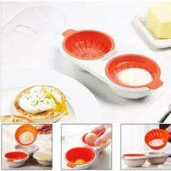 Microwave Food Grade Egg Boiler Cup Is Suitable For Cooking Eggs, Duck Eggs, Etc. In The Kitchen 9 Microwave Food Grade Egg Boiler Cup Is Suitable For Cooking Eggs, Duck Eggs, Etc. In The Kitchen -Small Appliances Store 54897043 5