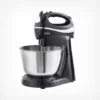 VonShef 2 In 1 Twin Hand And Stand Mixer 300W With Detachable Mixing Function, Non Slip Feet, 5 Speeds, Eject & Turbo Button - Includes 3.5L Capacity Bowl, 2X Beaters, 2X Dough Hooks & Balloon Whisk