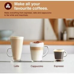 VonShef Espresso Machine, 15 Bar Pressure Pump – Barista Coffee Maker With Milk Frother For Latte, Cappuccino, Americano, Flat White And More – Black/Silver -Small Appliances Store 54924817 4