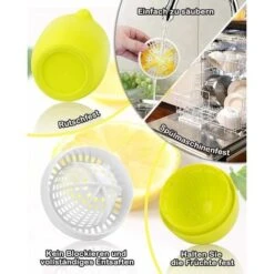 Manual Citrus Juicer With Unique Lemon Shaped Design Two Use Modes For Different Fruits (Yellow) -Small Appliances Store 57735209 3