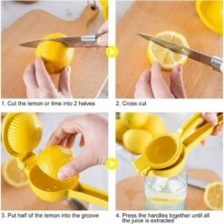 Lemon Squeezer - Metal Citrus Squeezer - Manual Citrus Squeezer - Citrus Squeezer Citrus Squeezer Manual Citrus Squeezer -Small Appliances Store 57735270 3