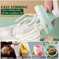 Manual Egg Beater, Multifunctional Manual Egg Beater, Manual Egg Beater Home Egg Beater 1200ML -Small Appliances Store 57735273 4