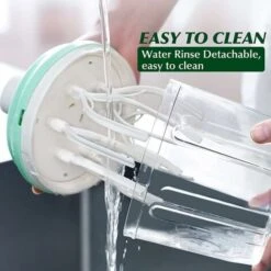 Manual Egg Beater, Multifunctional Manual Egg Beater, Manual Egg Beater Home Egg Beater 1200ML -Small Appliances Store 57735273 5