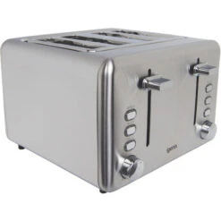 Igenix 4 Slice Toaster, Reheat Function, Slide Out Crumb Tray, Stainless Steel - IG3204 -Small Appliances Store 58393251 5