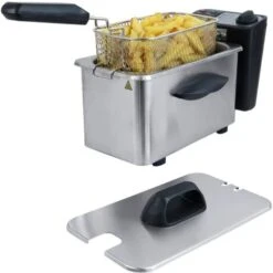 Igenix Deep Fat Dryer With Basket, Non Stick Inner Bowl, 1.5 Litre Capacity - IG8015
