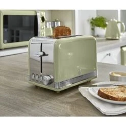 Swan 2 Slice Retro Green Toaster -Small Appliances Store 59824513 5