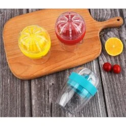 HIASDFLS Presse-Agrumes Orange, Presse-Agrumes Manuel Citron Presse-Agrumes Manuel Multifonction Facile À Utiliser Avec Passoire Jaune -Small Appliances Store 60224753 3