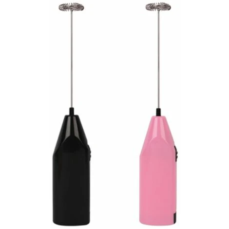 HIASDFLS Lot De 2 Mousseurs À Lait Portables À Piles – Fouet Électrique Pour Mousseur À Café, Agitateur À Batterie, Mousseur À Lait Portable, Mini Mélangeur Pour Café Pare-Balles, Cappuccino, Latte, F 1 HIASDFLS Lot De 2 Mousseurs À Lait Portables À Piles – Fouet Électrique Pour Mousseur À Café, Agitateur À Batterie, Mousseur À Lait Portable, Mini Mélangeur Pour Café Pare-Balles, Cappuccino, Latte, F