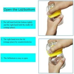 HIASDFLS Presse-Agrumes Orange, Presse-Agrumes Manuel Citron Presse-Agrumes Manuel Multifonction Facile À Utiliser Avec Passoire Rouge -Small Appliances Store 60225037 4