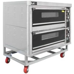 KuKoo Commercial Baking & Pizza Oven, Large Twin Deck Stone Base, 7 KuKoo Commercial Baking & Pizza Oven, Large Twin Deck Stone Base, -Small Appliances Store 60469563 3