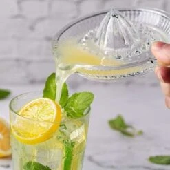 Glass Manual Juicer Citrus Fruit Juicer Kitchen Orange Lime Lemon Squeezer Fruit Press -Small Appliances Store 60699475 4
