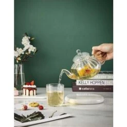 Glass Teapot With Infuser Pumpkin Design(600ml Pumpkin Teapot) -Small Appliances Store 60700270 4