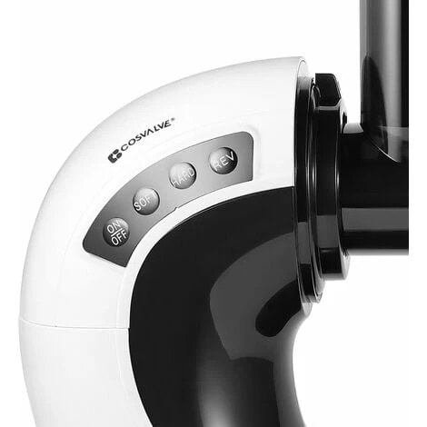 Masticating Juicer Machines Slow Juicer Cold Press For Vegetables Fruits 2 Speed Modes Quiet Motor Reverse Function Easy To Clean White 4 Masticating Juicer Machines Slow Juicer Cold Press For Vegetables Fruits 2 Speed Modes Quiet Motor Reverse Function Easy To Clean White - Image 4