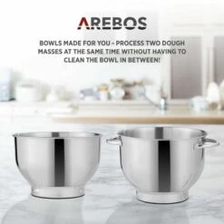 AREBOS Kitchen Maschine 1500W - Incl. 2 Bowls -Small Appliances Store 65602381 5