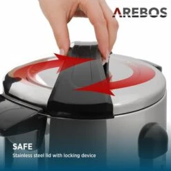 AREBOS Mulled Wine Maker 950 W Hot Beverage Dispenser 6.8 L With Drip Tray, Outlet Tap, Thermostat And Overheating Protection Temperature Setting From 30-110°C -Small Appliances Store 65752108 5