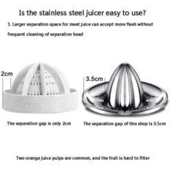 Juice Machine,Stainless Steel Manual Juicer Juicer Lemon Squeezer 280ML -Small Appliances Store 65910707 5