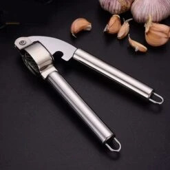 Garlic Press 304 Stainless Steel Meat Grinder With Silicone Brush -Small Appliances Store 67495289 3