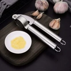 Garlic Press 304 Stainless Steel Meat Grinder With Silicone Brush -Small Appliances Store 67495289 5
