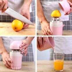 Hand Juicer Citrus Orange Squeezer Manual Lid Rotation Press Reamer -Small Appliances Store 67928480 4