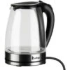 HD-1857-A 220V 2200W 1.8L Electric Glass Kettle UK Plug