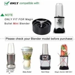 Replacement Part Compatible With Magic Bullet Mini Blender,Spare Cross Blade Compatible With Magic Bullet Mini Juicer, Mixer And Food Processor -Small Appliances Store 68106141 4