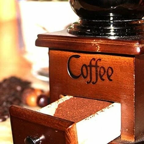 Vintage Manual Coffee Grinder Ceramic Conical Burr Portable Hand Crank Coffee Machine 4 Vintage Manual Coffee Grinder Ceramic Conical Burr Portable Hand Crank Coffee Machine - Image 4