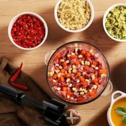 Meat Chopper, Ground Meat Chopper Utensil, Multifunctional Heat Resistant Masher And Mix Chopper For Hamburger Meat, Ground Beef, Turkey And More, Hamburger Chopper Utensil Non Stick Cookware -Small Appliances Store 68106230 5