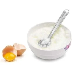 Whisk With Spiral Made Of Stainless Steel, 20 Cm, Silver Colour