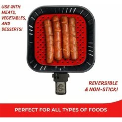 Pieces Reusable Air Fryer, Non-Stick Air Fryer Mats, Air Fryer Pad, Air Fryer Accessories, Air Fryer Mat, For Air Fryer, Steamer Basket 9 Pieces Reusable Air Fryer, Non-Stick Air Fryer Mats, Air Fryer Pad, Air Fryer Accessories, Air Fryer Mat, For Air Fryer, Steamer Basket -Small Appliances Store 68262141 5