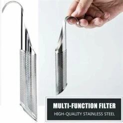 Stainless Steel Tea Diffuser, Hanging Cup Type Tea Making Tool Tea Leak For Loose Tea, Rose, Coffee, Spices, Long Handled Tea Filter Pipe (4 Pieces)， -Small Appliances Store 69019577 3