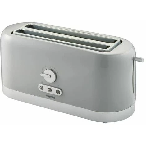 Swan 4 Slice LongSlot Grey Toaster 2 Swan 4 Slice LongSlot Grey Toaster - Image 2